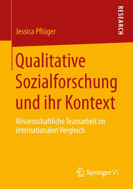 Produktbild Qualitative Sozialforschung und ihr Kontext (Deutsch, Jessica Pflüger, 2013)