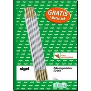 Thumbnail - Sigel, Formular, Formularbuch Bautagebuch, A4, + GRATIS stock - für den Markt: D - 1 Stück (SY281) (40 x)