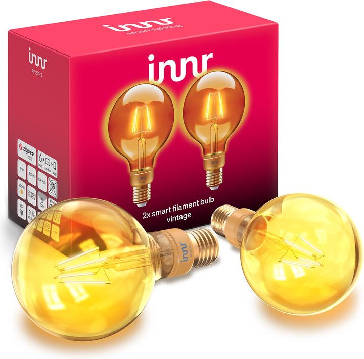 Image du produit Innr Smart Vintage (E27, 390 lm, 2 x)