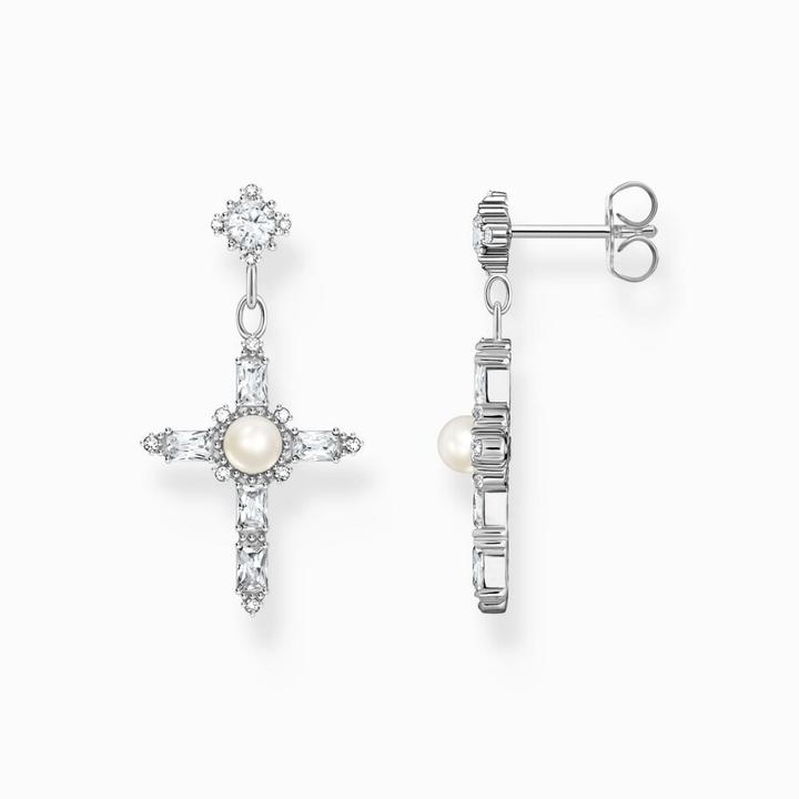 Image du produit Thomas Sabo Boucles d'oreilles Cross Romance (Argent 925)