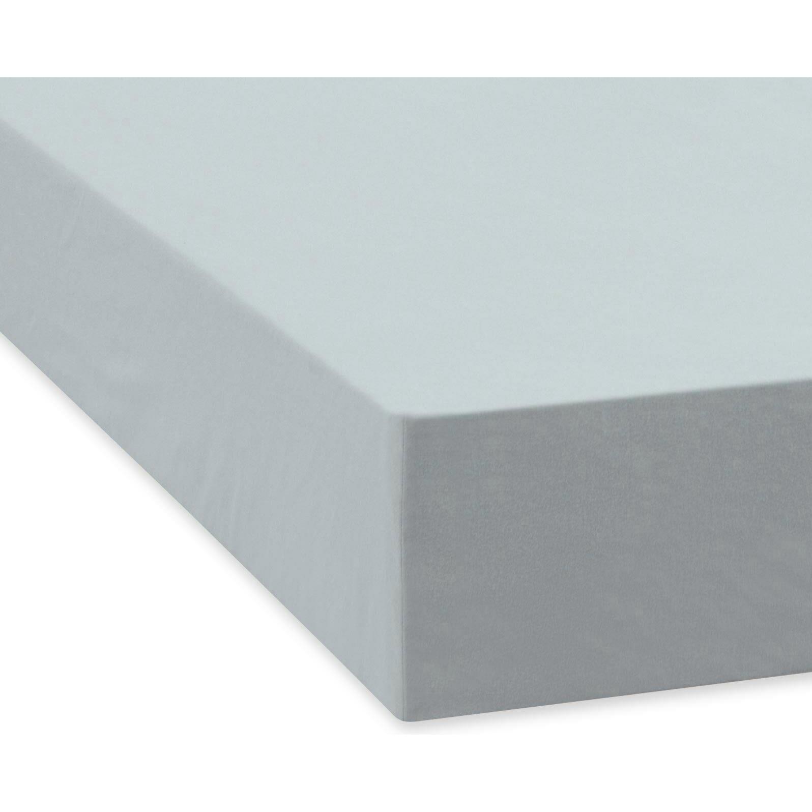 Traumschlaf, Fixleintuch, Feinbiber Spannbettlaken (100 x 220 cm)