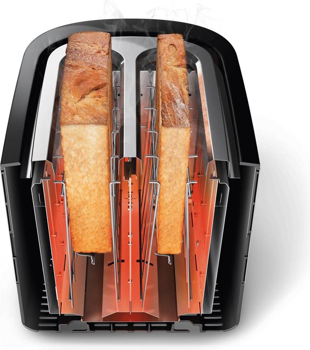 Actual product image Philips Viva Collection HD2635/90 toaster 2 slice(s) Black, Titanium