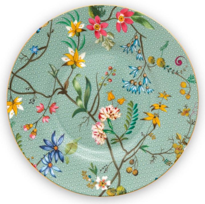 Taartbord PiP Studio Blushing Birds White (17 cm