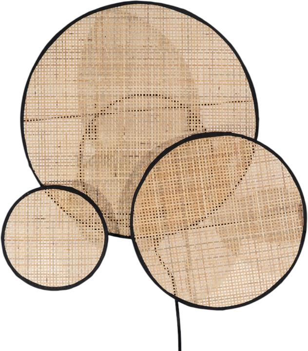 Produktbild Lampada da Parete Rotonda in Rattan (E27)