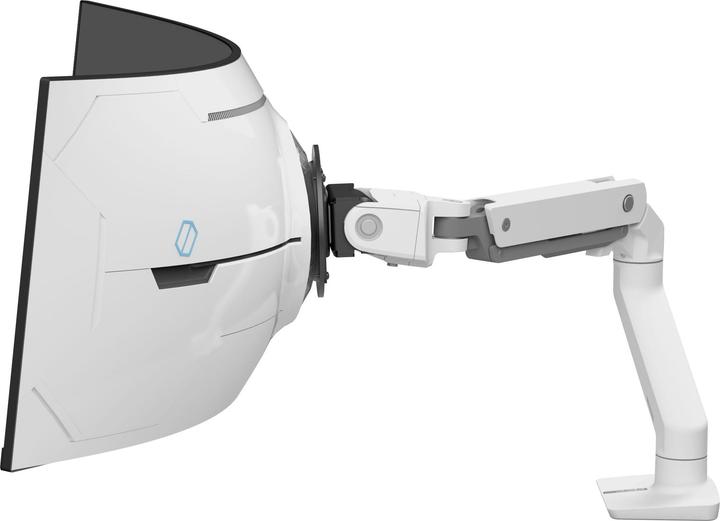 Productafbeelding Ergotron HX Arm With Very Heavy Duty Pivot Desk Mount White (Tabel, 57", 17 kg)