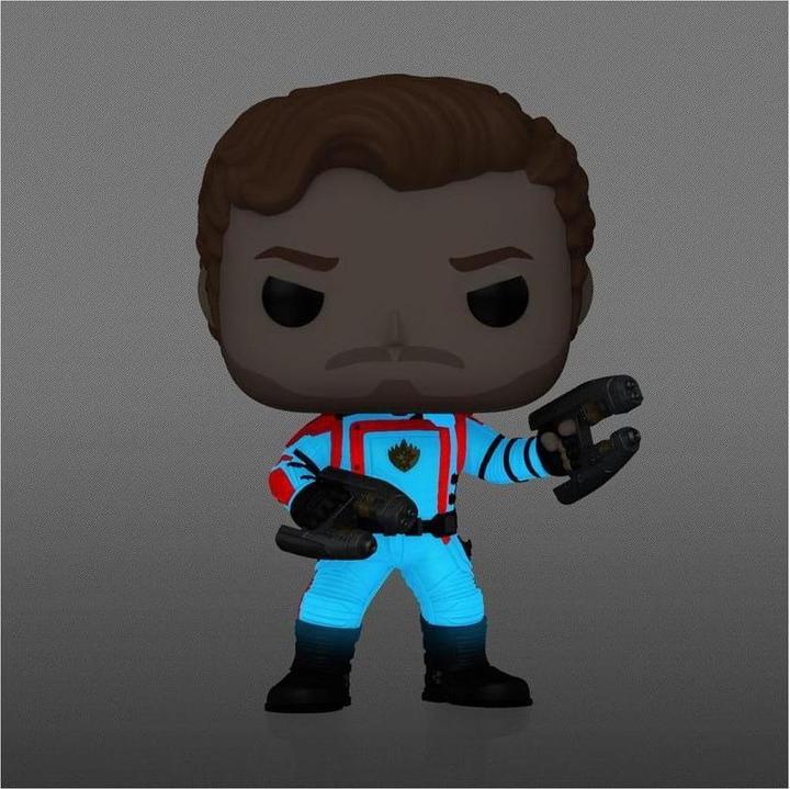 Actual product image Funko POP! Movies Marvel Les Gardiens de la Galaxie Volume 3 Star-Lord Edition Limitée Phosphorescente