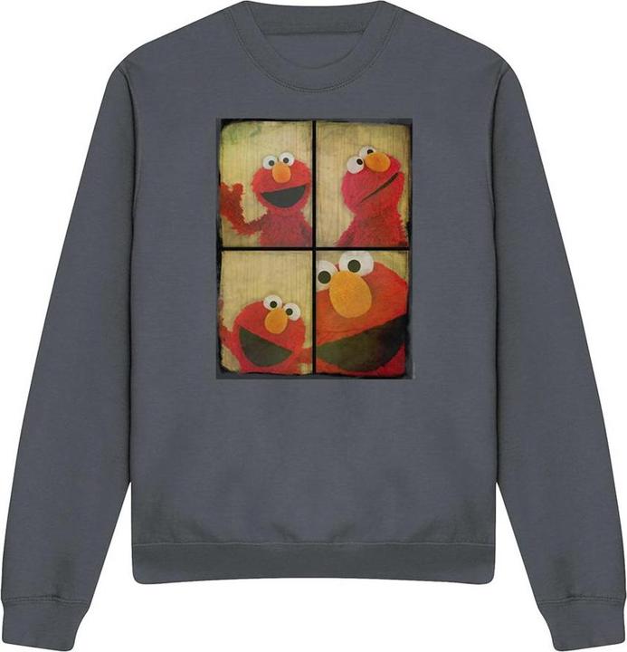Image du produit - Sweat motif Elmo style Photomaton - Adulte (S)