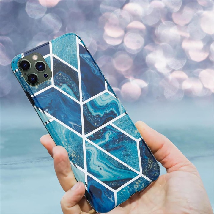 Image du produit Cadorabo Couverture IMD TPU Marbre coloré (Apple iPhone 12 Pro Max)
