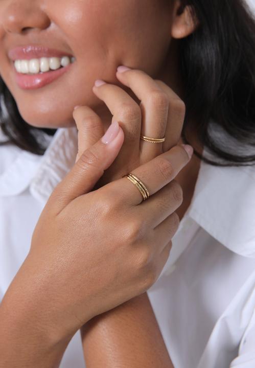 Produktbild Elli Bandring, Geo, Ring Set (58, 925 Silber)