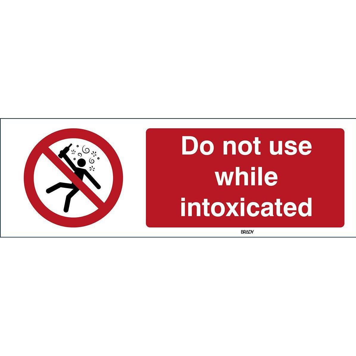 Brady, Etiketten, ISO Safety Sign - Not for