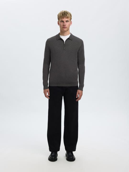 Produktbild Selected Homme Strick Langarm-Poloshirt (XXL)