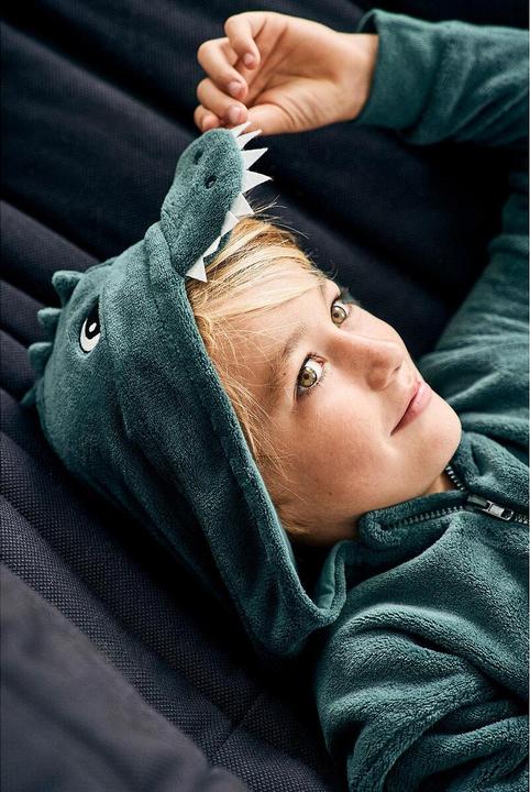 Actual product image La Redoute Collections Dino overall with hood (116)