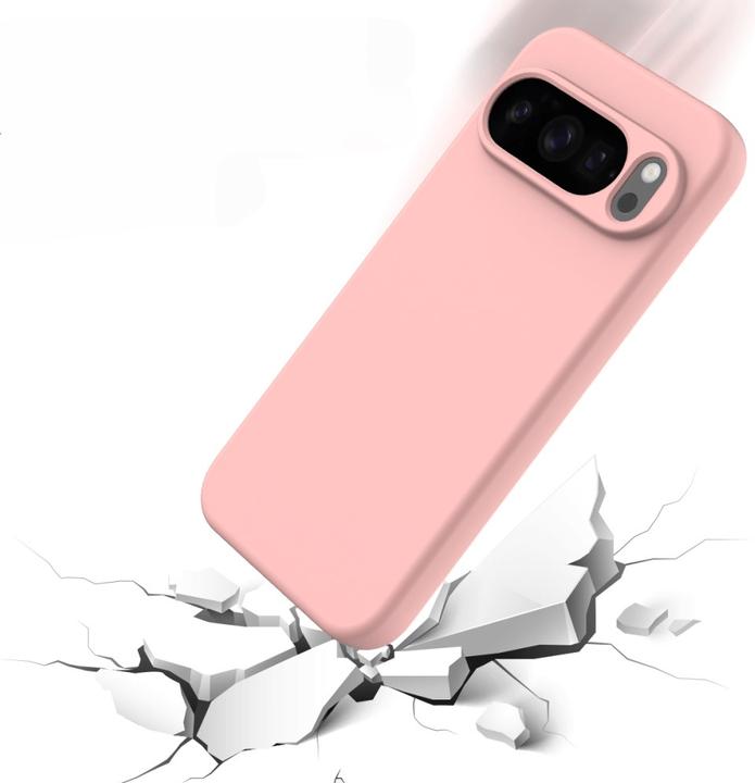 Actual product image Cover-Discount Google Pixel 10 / 10 Pro - Silikon Gummi Hülle mit Riemen (Google Pixel 10 Pro, Google Pixel 10)