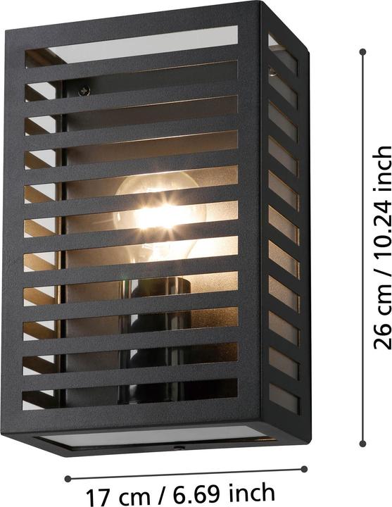 Actual product image EGLO LED wall light (E27, IP44)