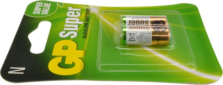 Produktbild GP Batteries Super Alkaline (2 Stk., N, 885 mAh)