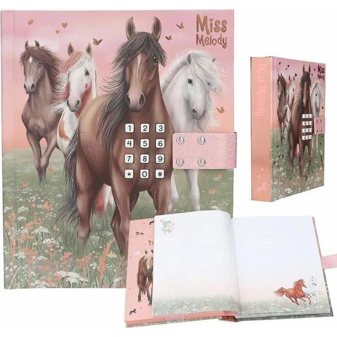 Thumbnail - Magni, Heft + Block, Miss Melody (15 x 18 cm, Liniert, Harter Einband)