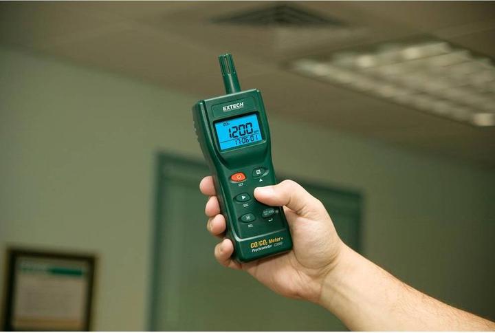Immagine prodotto Extech Misuratore di monossido di carbonio (CO) e anidride carbonica (CO 2 )