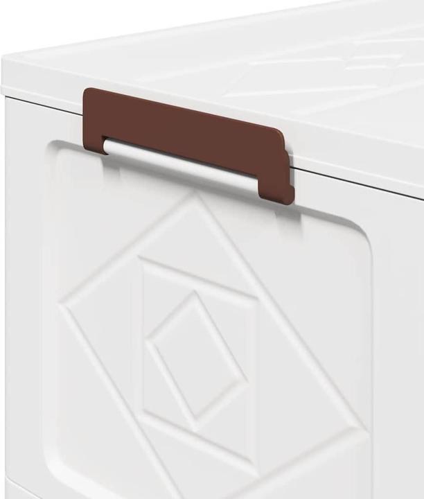 Actual product image vidaXL Storage box with wheels Stackable 28 L (28 l)