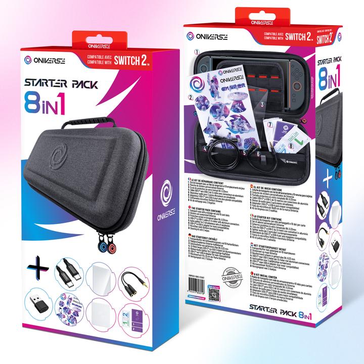 Actual product image Oniverse Switch 2™ 8 in 1 Starter-Pack - Gaming-Zubehör (Switch 2)