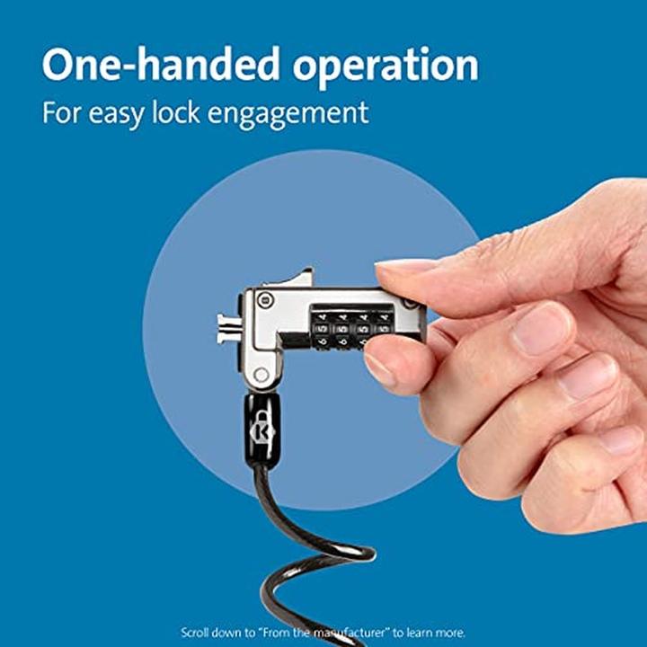 Image du produit Kensington Serrure à combinaison NanoSaver Slim, portable