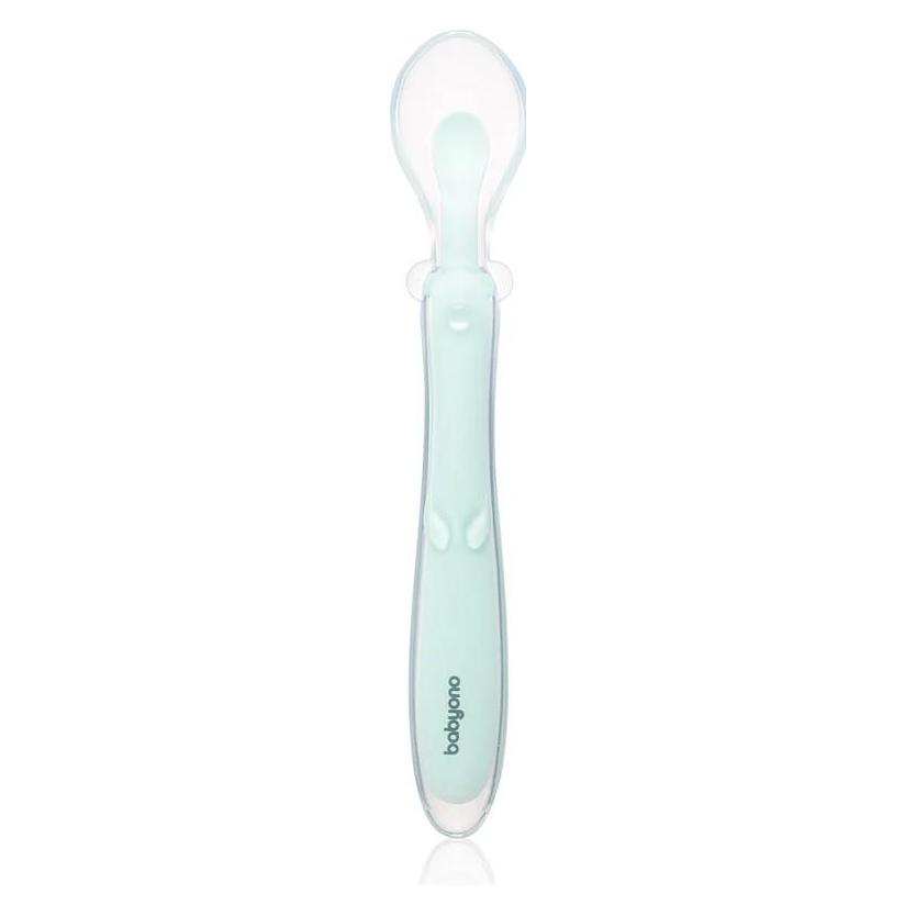 Babyono, Kinderservies + Bestek, Flexibler Silikonlöffel 6M+