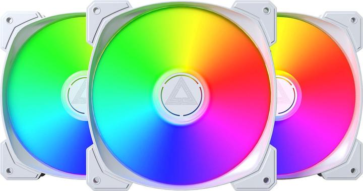 Produktbild Montech HP140 ARGB PWM 3 in 1 Pack White (140 mm, 3 x)