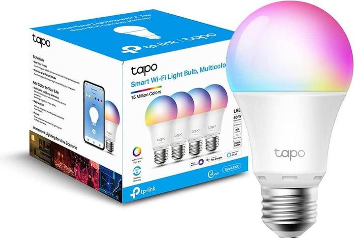 Actual product image TP-Link Tapo L530E (4-pack) (E27, 806 lm, 4x)