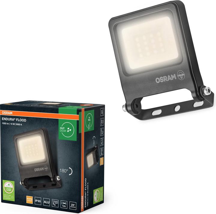 Immagine prodotto Ledvance OSRAM LED Aussenleuchte ENDURA Flood Warm White PCR Warm weiss 4099854486326 (1000 lm, IP65)