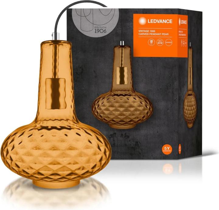Produktbild Ledvance Vintage 1906 Carved Pendant Pear (E27)