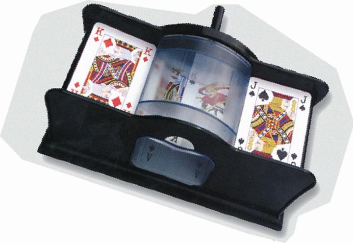 Piatnik Kartenmisch-Maschine mit Kurbel