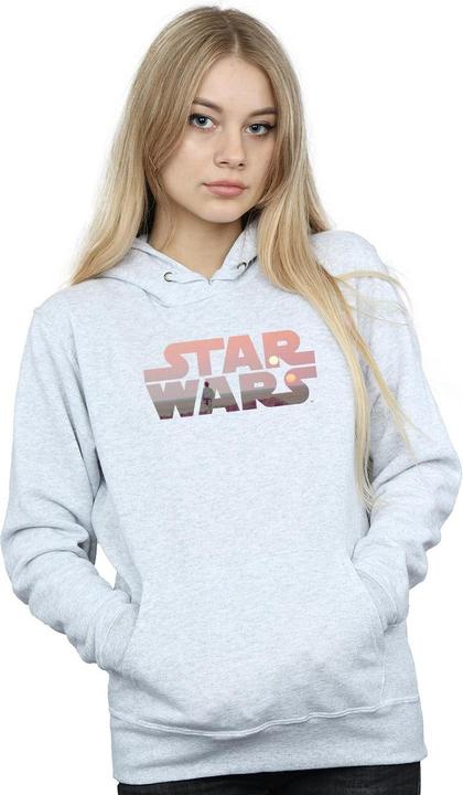 Immagine prodotto Star Wars Tatooine Logo Felpa con Cappuccio Donna (XXL)