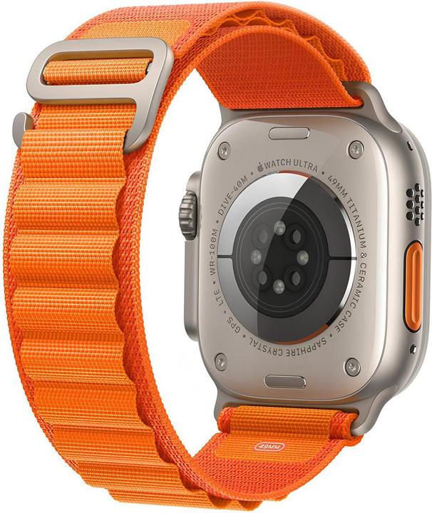 Actual product image EKO Orange fabric watch strap (22 mm, Fabric)