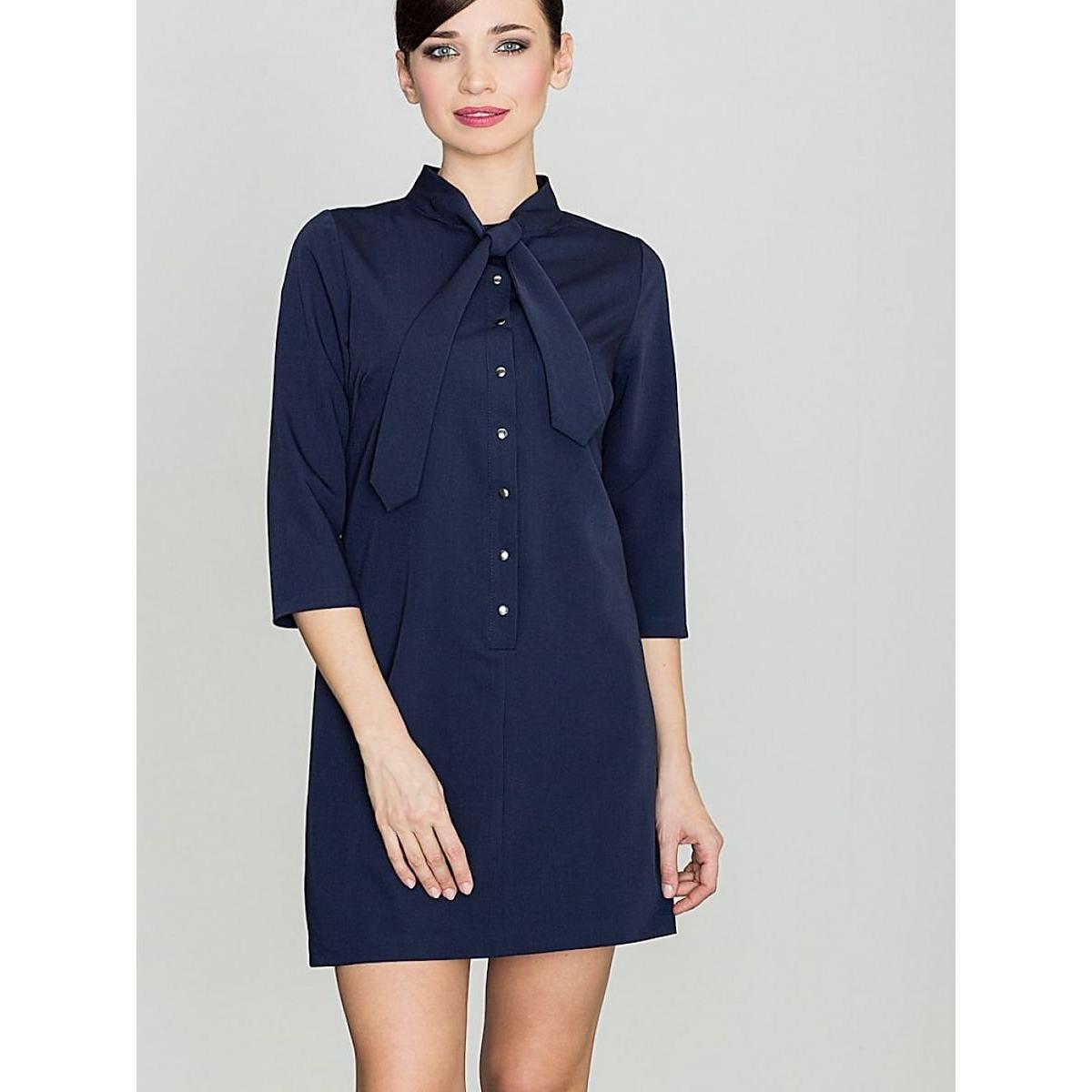 Lenitif, Damen, Kleider, Alltagskleid, Blau, (XL)