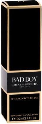 Actual product image Carolina Herrera bad boy (Spray, 100 ml)