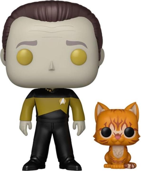 Actual product image Funko POP Star Trek The Next Generation Data w/Spot
