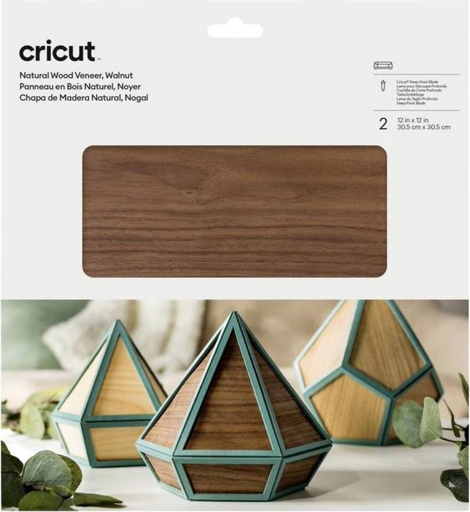 Cricut Houten artikelen Houten planken 30,5 x 30,5 cm Walnoot stuk