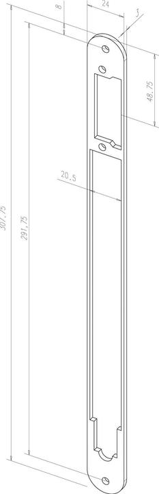 Actual product image effeff Spacer plate