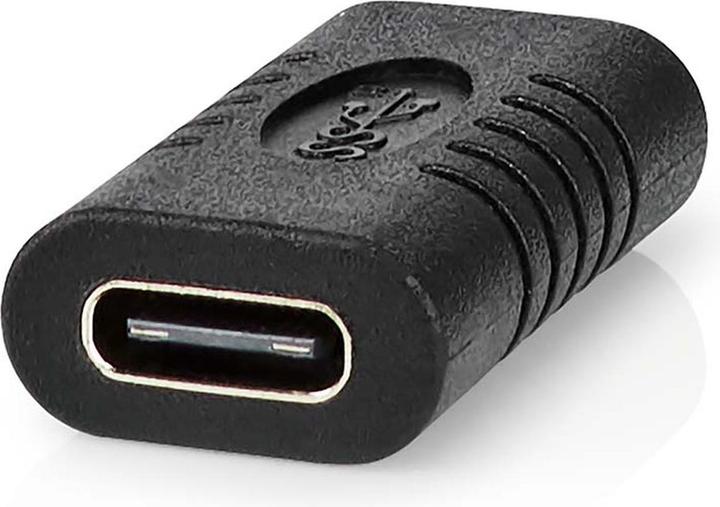 Produktbild Nedis USB-C Adapter | USB 3.2 Gen 2 | USB-C Female | 4K@60Hz | 10 Gbps | Black (2.70 cm)