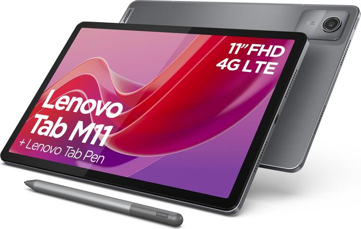 Image du produit Lenovo Tab M11 (4G, 11", 128 Go, Luna Grey)