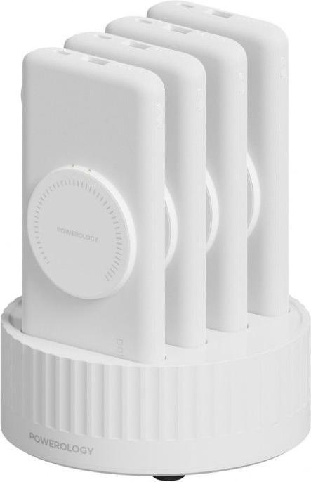 Actual product image Powerology 4in1 Station 10000mAh PD 100W QC Wireless Power Bank (10000 mAh, 100 W, 37 Wh)