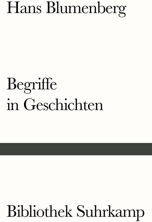 Produktbild Begriffe in Geschichten (Deutsch, Hans Blumenberg, 2016)