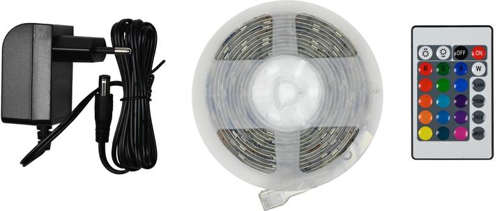 Image du produit Benson Electric Bande LED flexible couleur 3 m (RGB, 300 cm, Intérieur)