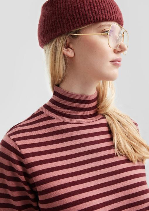 Produktbild s.Oliver Strickpullover Pullover mit Stehkragen aus Viskosemix (XS)