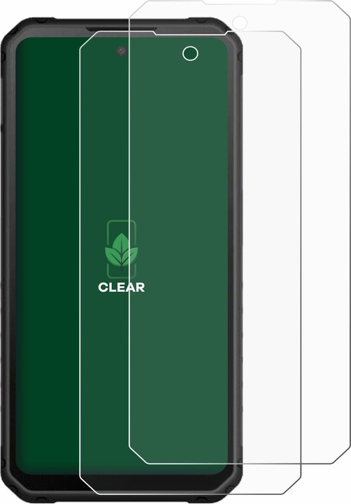 Actual product image ScreenLeaf Protective film sustainable screen protector screen protector film clear transparent (2 Piece, iiiF150 B3)