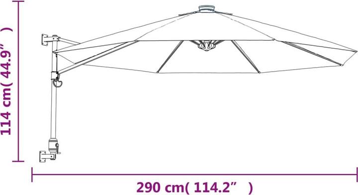 Produktbild VidaXL Efiopskaia (2.90 m)