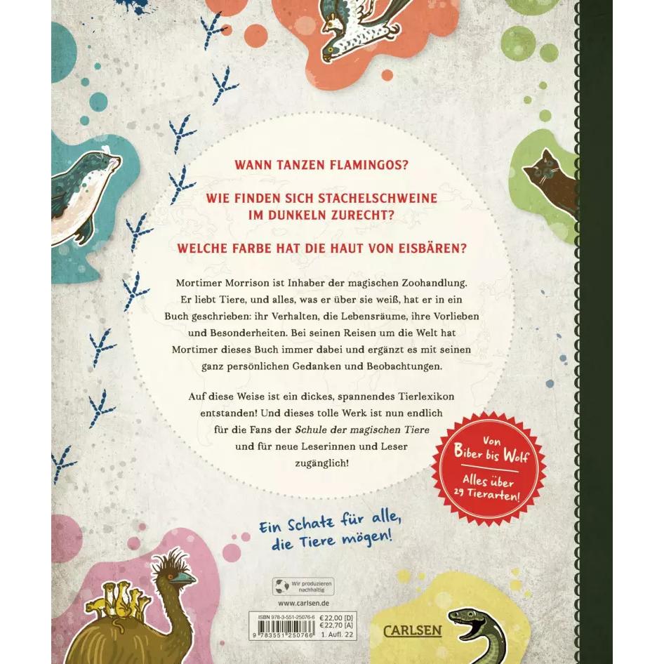 Thumbnail - Die Schule der magischen Tiere: Mister Morrisons gesammeltes Tierwissen, Kinderbücher von Martin Verg, Jochen Windecker