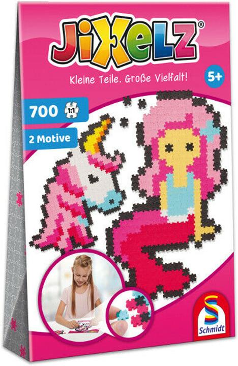 Immagine prodotto Schmidt Spiele Unicorno e sirena Jixelz (700 pezzi)