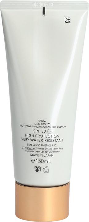 Actual product image Sensai Silky Bronze Protective Suncare Cream For Body SPF30+ 150ml (Sun cream face, SPF 30, 150 ml)