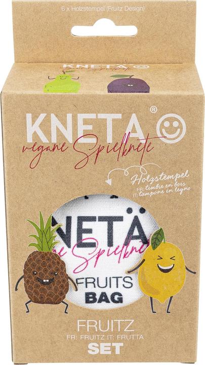 Produktbild Knetä Holzstempel Set Fruits