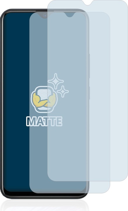 Actual product image BROTECT Anti-glare screen protector matt (2 Piece, Xiaomi Redmi Note 8T)